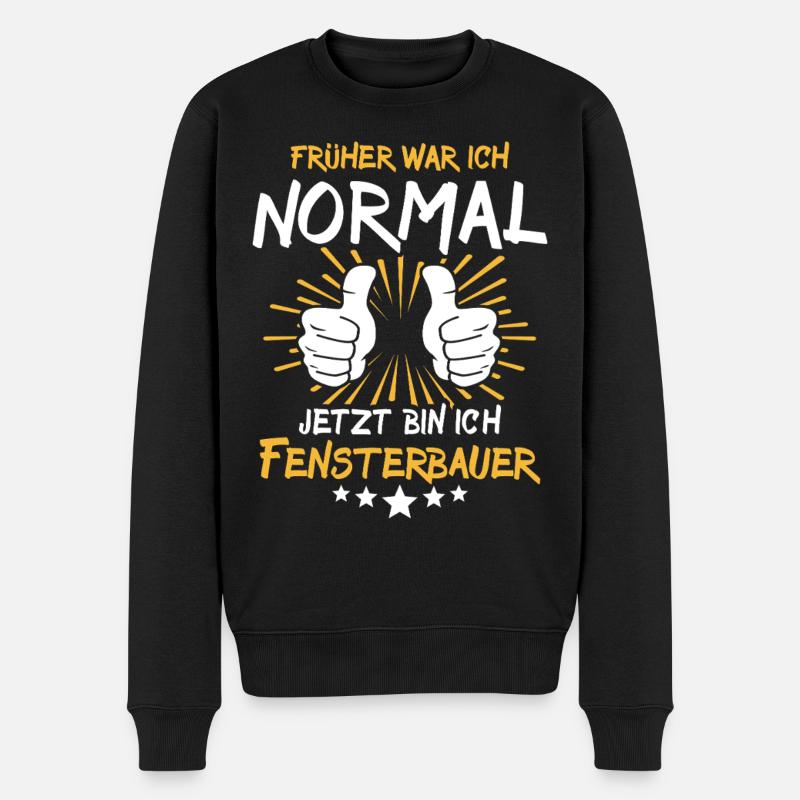 Fensterbauer Spruch - Pull Premium bio Homme - noir