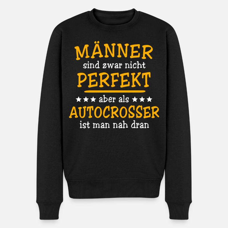 Autocrosser Autocross - Männer Premium Bio Pullover - Schwarz