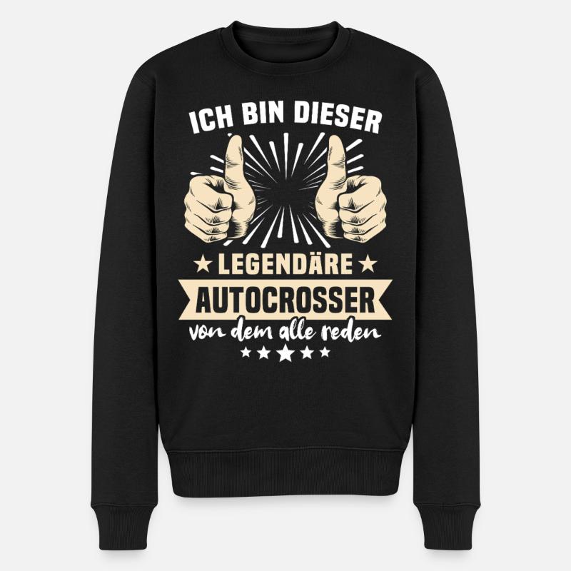Dictons des Autocrossers - Pull Premium bio Homme - noir