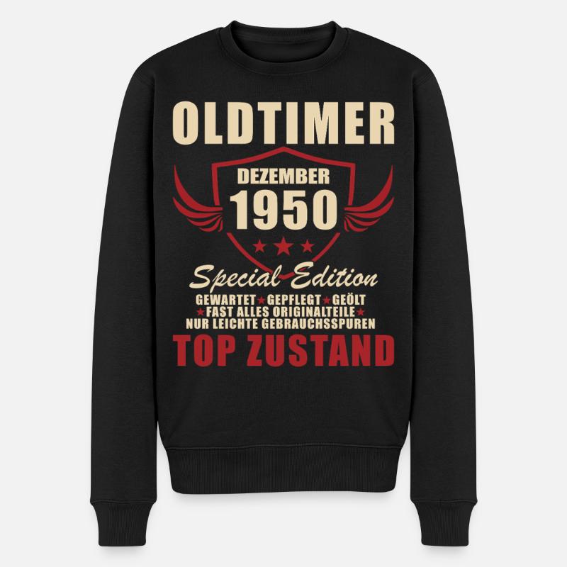 Édition spéciale Oldtimer 1950 - Pull Premium bio Homme - noir