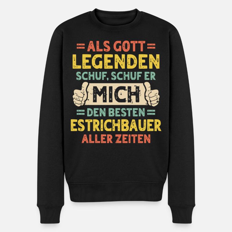 Constructeur de tables - Pull Premium bio Homme - noir