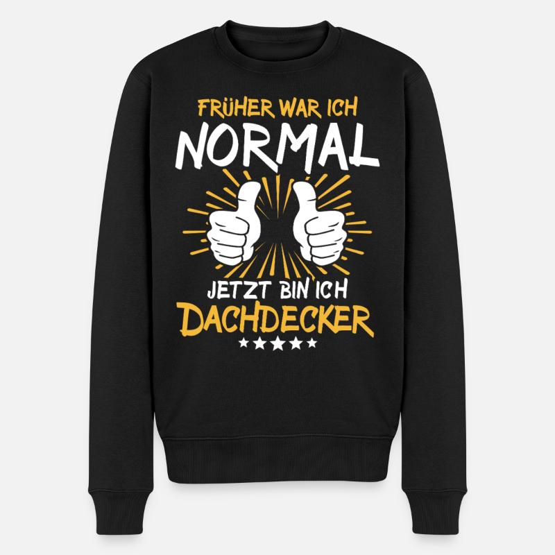 Dicton du couvreur - Pull Premium bio Homme - noir
