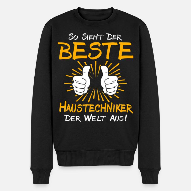 Haustechniker Geschenkidee - Männer Premium Bio Pullover - Schwarz