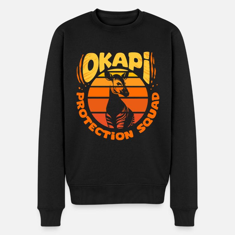 Escouade de protection des Okapis - Pull Premium bio Homme - noir