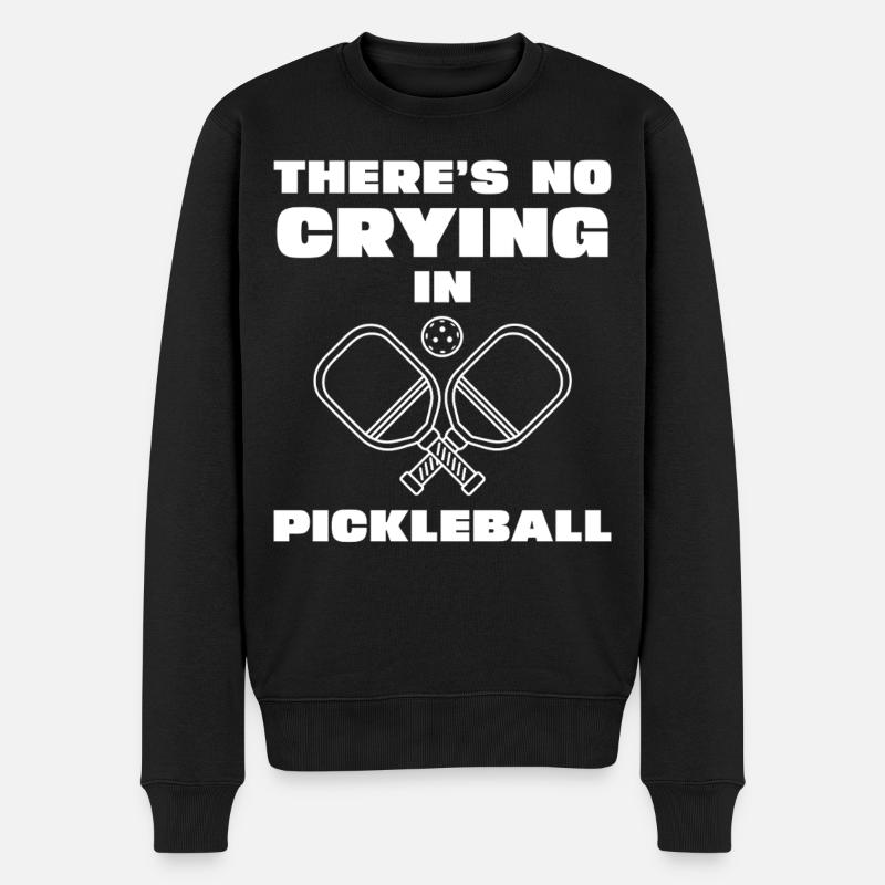 Pas de pleurs au pickleball - Pull Premium bio Homme - noir