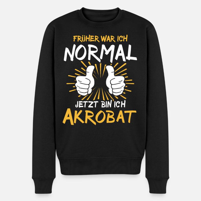 Diction de l’acrobate - Pull Premium bio Homme - noir