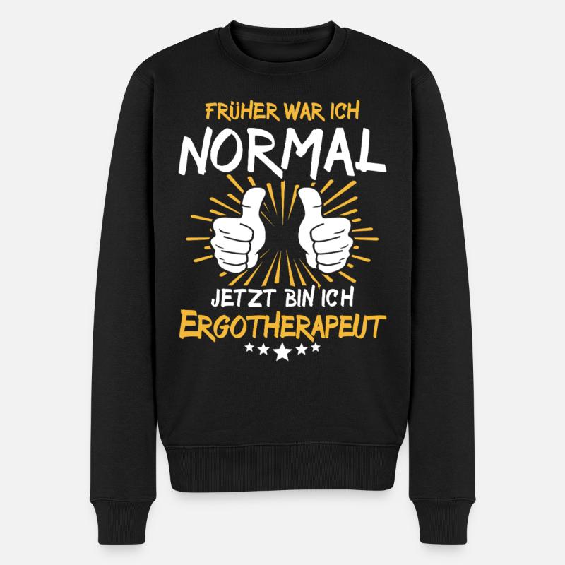 Ergothérapeute Spruch - Pull Premium bio Homme - noir