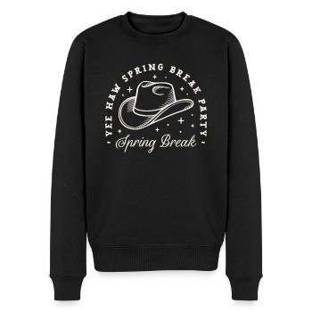 Fête de soirée filles des vacances de printemps, cosmic cowgirls - Pull Premium bio Homme - noir - Devant - Nico (187cm)