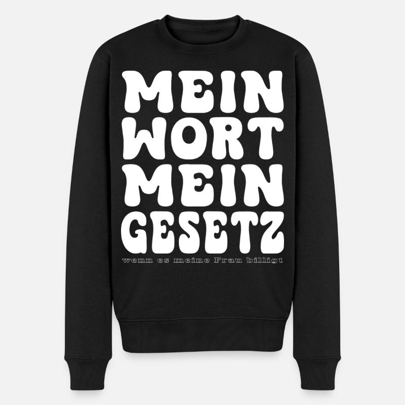 Ma parole, ma loi - Pull Premium bio Homme - noir