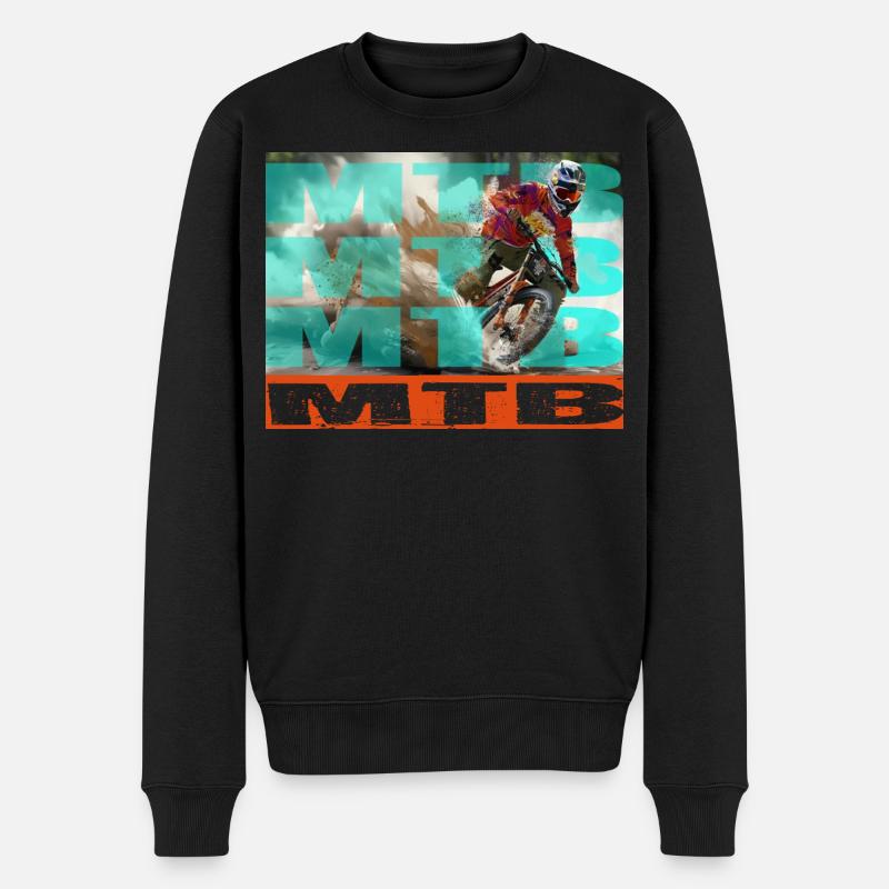 Vélo VTT - Pull Premium bio Homme - noir