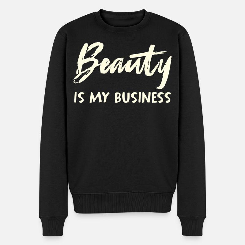 La beauté est mon affaire - Pull Premium bio Homme - noir