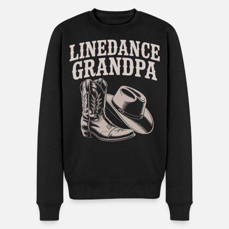 Bottes occidentales LineDance Grandpa - Pull Premium bio Homme - noir