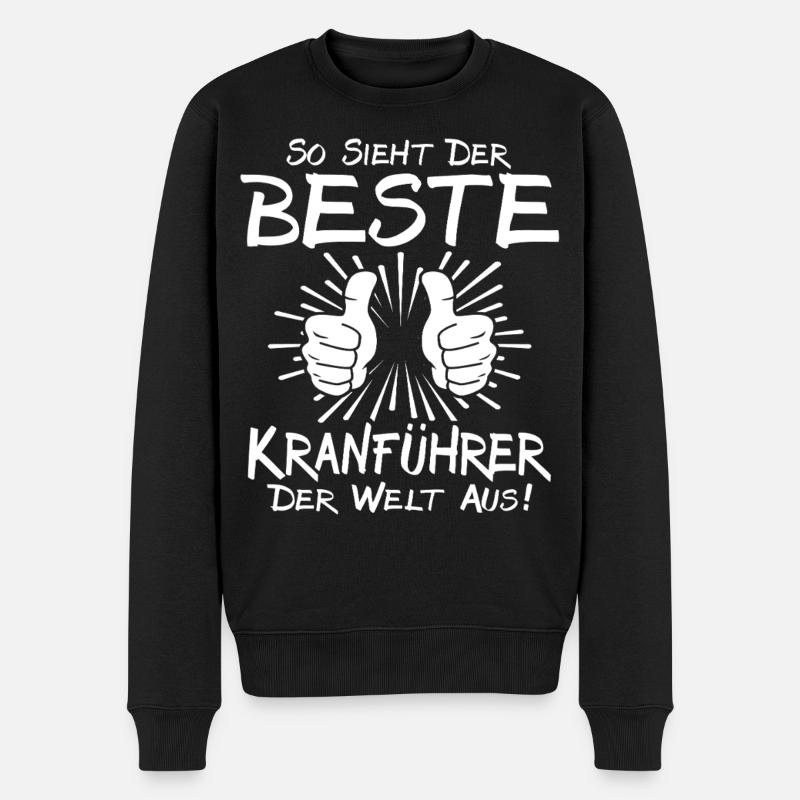 Meilleur opérateur de grue - Pull Premium bio Homme - noir