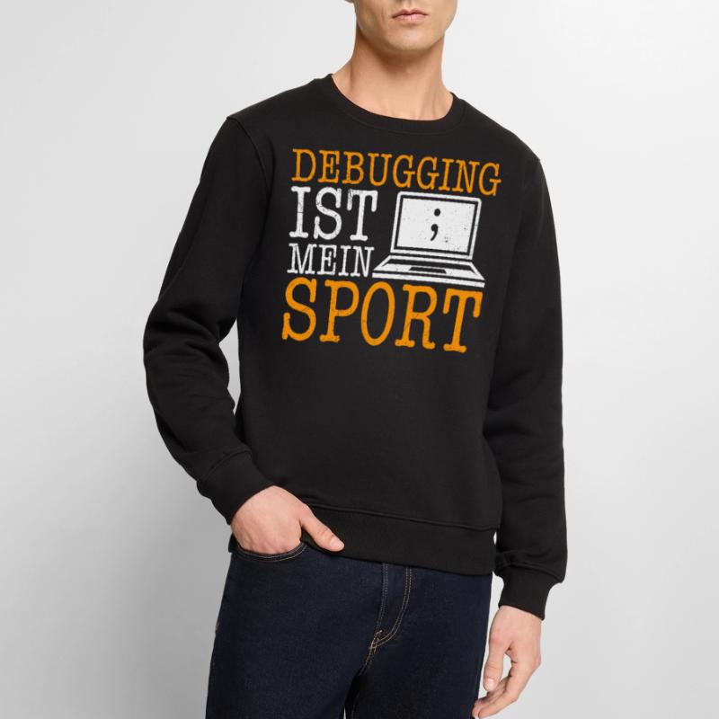 Science Coder DEBUGGING IST MEIN SPORT LUSTIG Männer Premium Bio Pullover