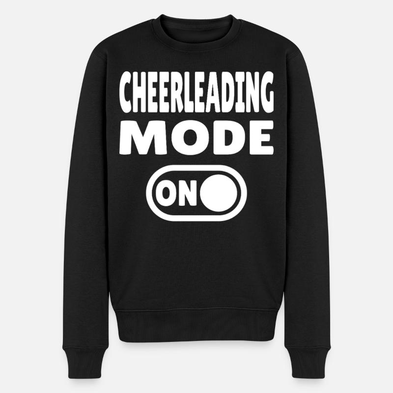 Cheerleading Mode ON -  Cheerleader - Männer Premium Bio Pullover - Schwarz