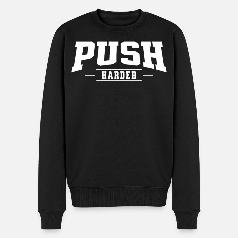 Poussez plus fort - Pull Premium bio Homme - noir