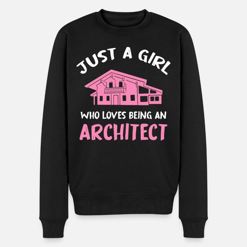 Juste une architecte - Pull Premium bio Homme - noir