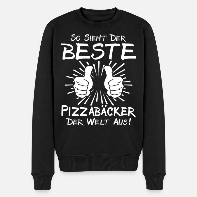 Meilleure pizzaiole - Pull Premium bio Homme - noir