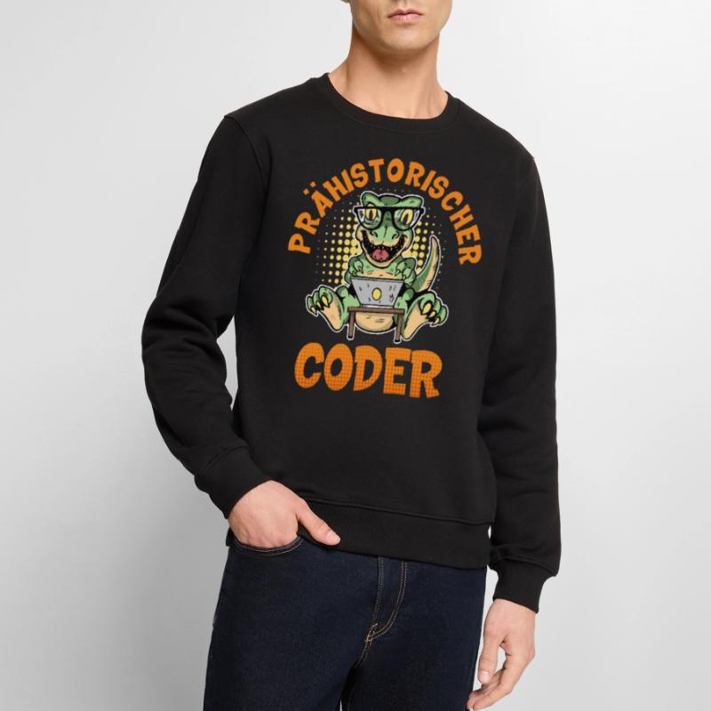 Programmation PRÉHISTORIQUE : Divertissement du CODER Pull Premium bio Homme
