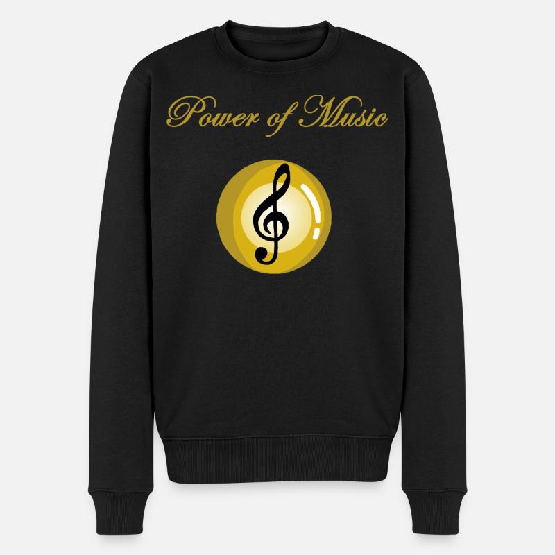 Le joyau de la musique - Pull Premium bio Homme - noir