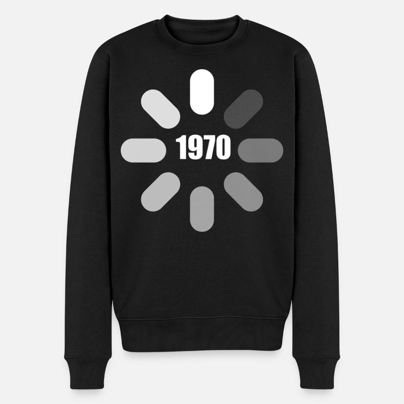 Anniversaire 1970 Idées d’anniversaire 1970  - Pull Premium bio Homme - noir
