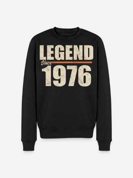 Birthday 1976 | Legend since 1976 - Men's Premium Organic Jumper - black