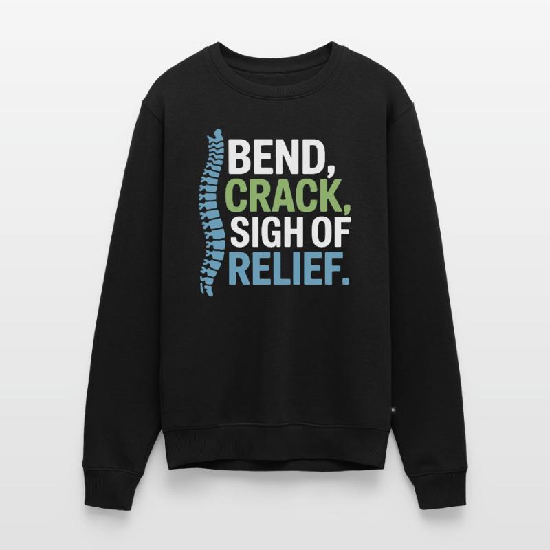 Chiropractor Spinal Alignment Is Everything  Men's Premium Organic Jumper