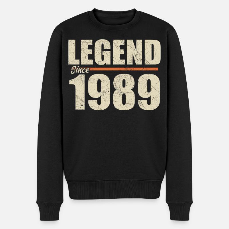 Anniversaire 1989 | Légende depuis 1989 - Pull Premium bio Homme - noir