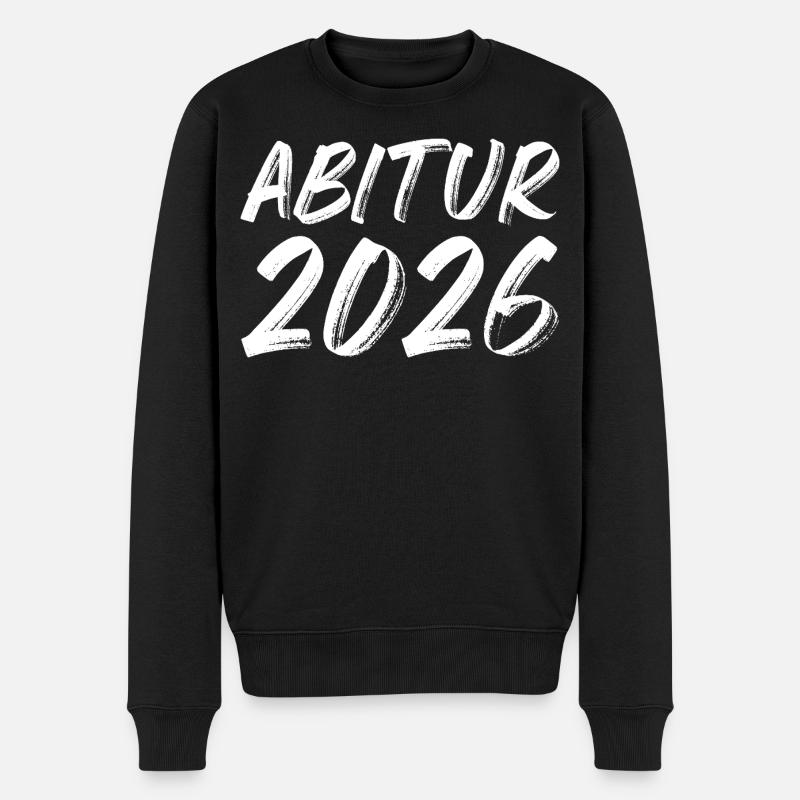 Abitur 2026 - Männer Premium Bio Pullover - Schwarz