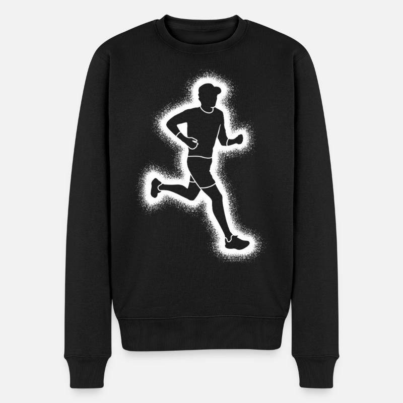 Coureur Garçons Coureurs Hommes - Pull Premium bio Homme - noir