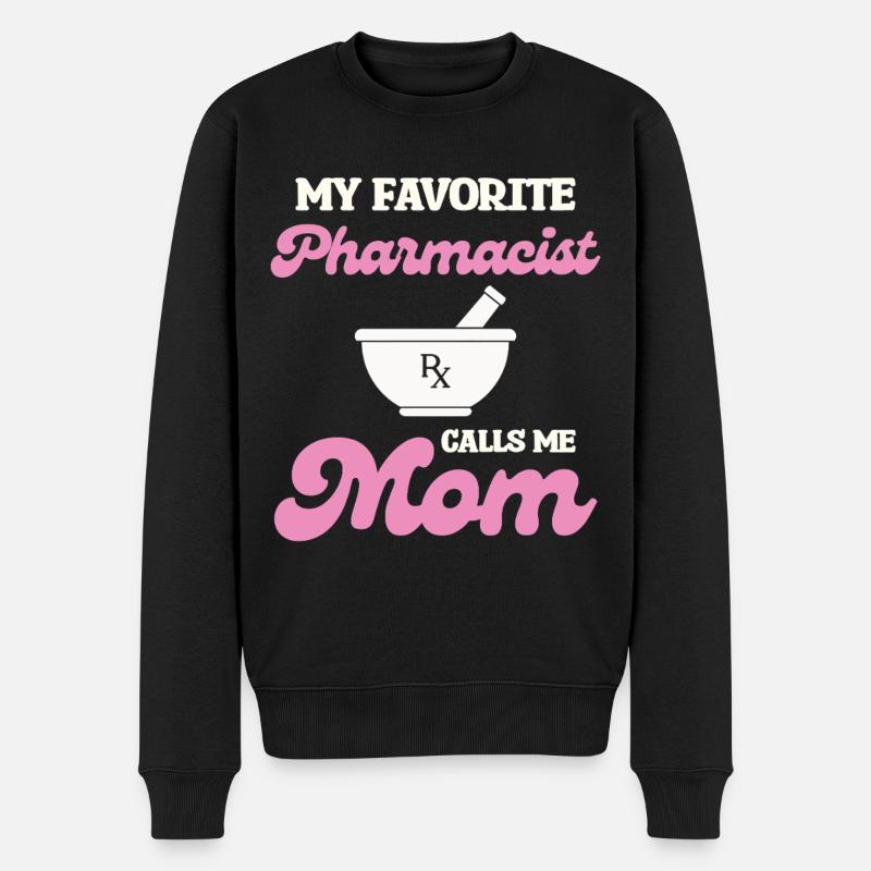 Maman pharmacienne préférée - Pull Premium bio Homme - noir