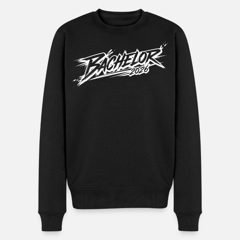 Bachelor 2026 - Männer Premium Bio Pullover - Schwarz