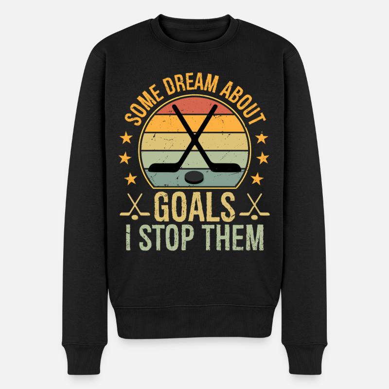certains rêvent d’objectifs Je les arrête - Pull Premium bio Homme - noir