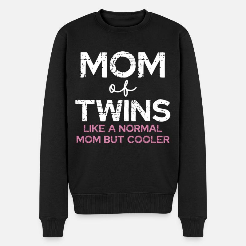 Maman de jumeaux – Diction cool - Pull Premium bio Homme - noir