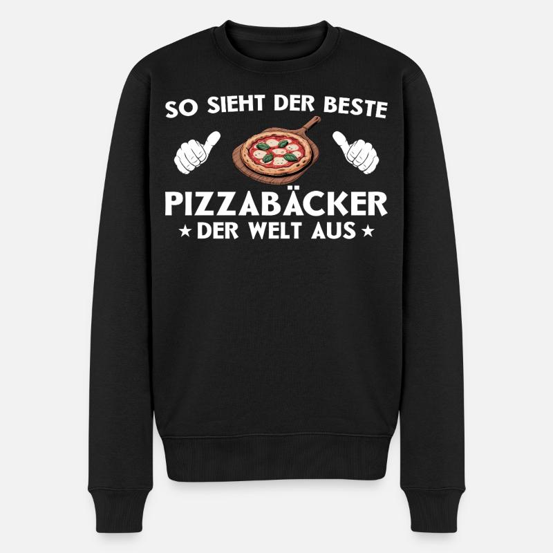 Meilleure pizza pizza idée cadeau - Pull Premium bio Homme - noir