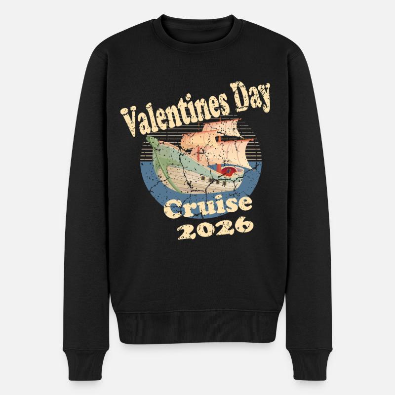 Valentines day Cruise 2026 - Pull Premium bio Homme - noir