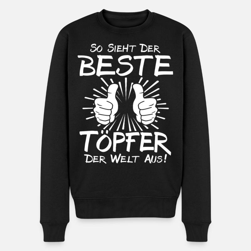 Meilleur potier - Pull Premium bio Homme - noir