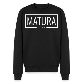 Matura Est. 2026 - Pull Premium bio Homme - noir - Devant - Nico (187cm)