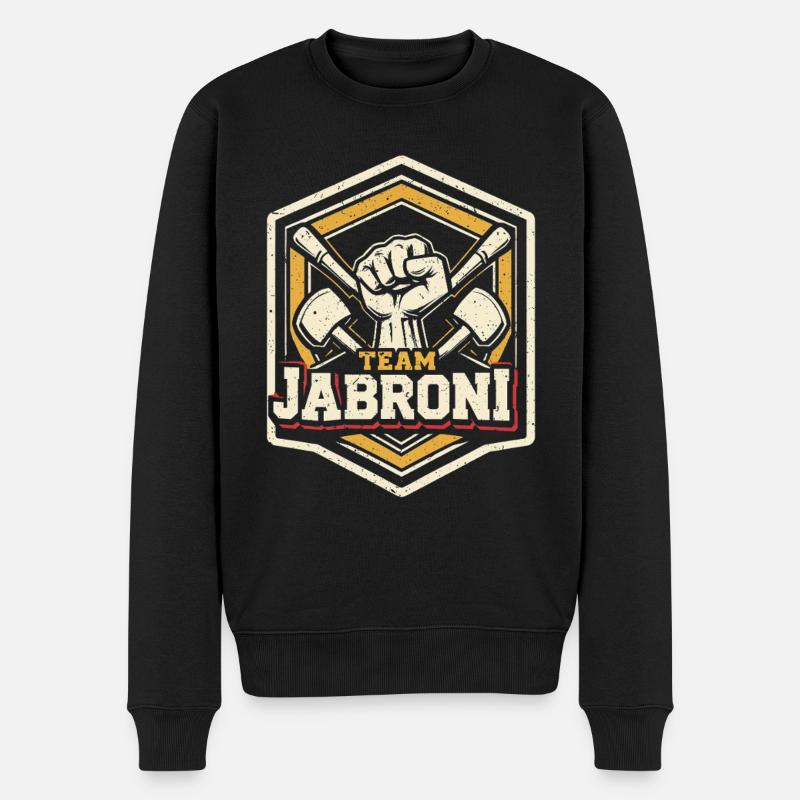 Team Jabroni - Männer Premium Bio Pullover - Schwarz