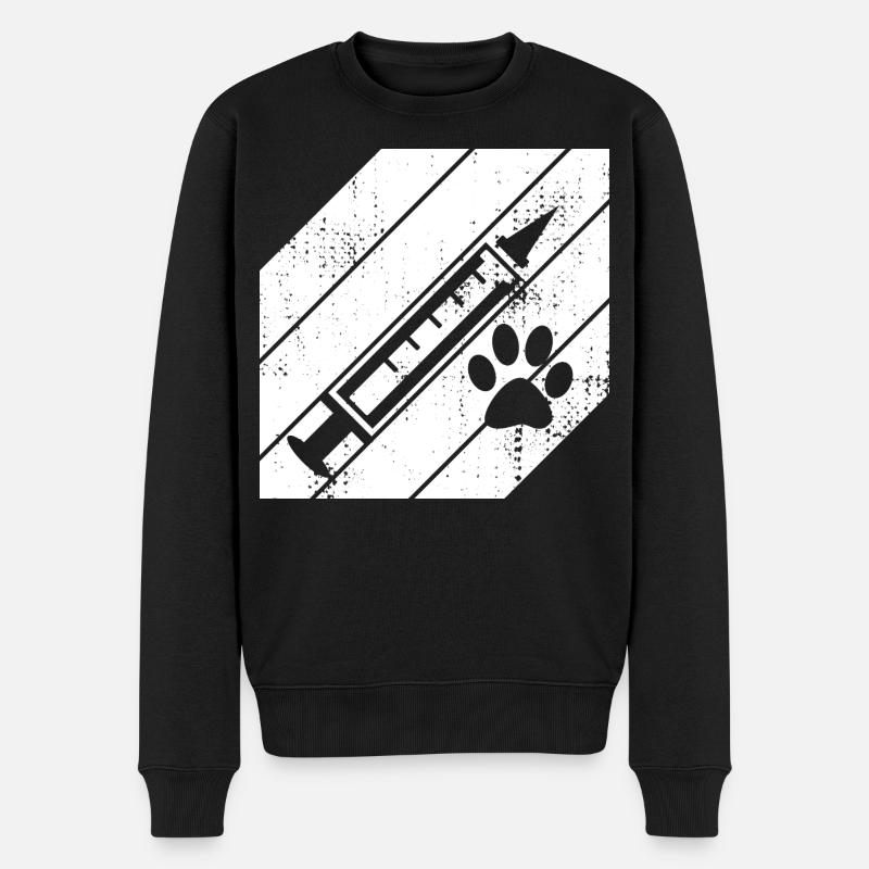 Seringue vétérinaire - Pull Premium bio Homme - noir