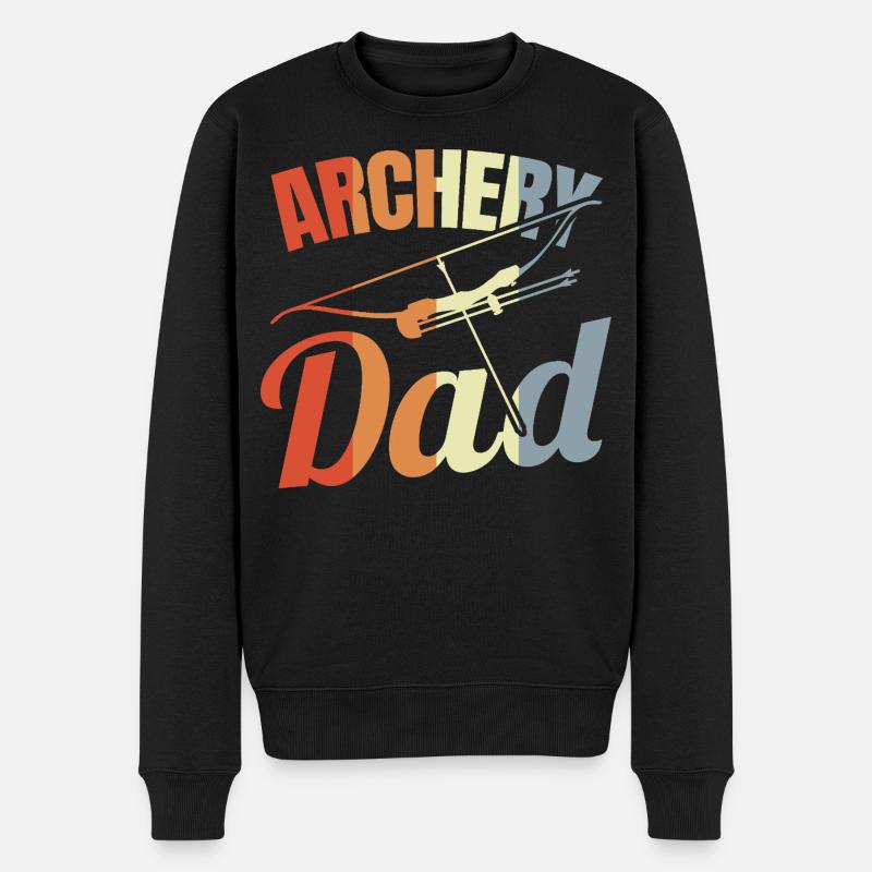 Père archer - Pull Premium bio Homme - noir