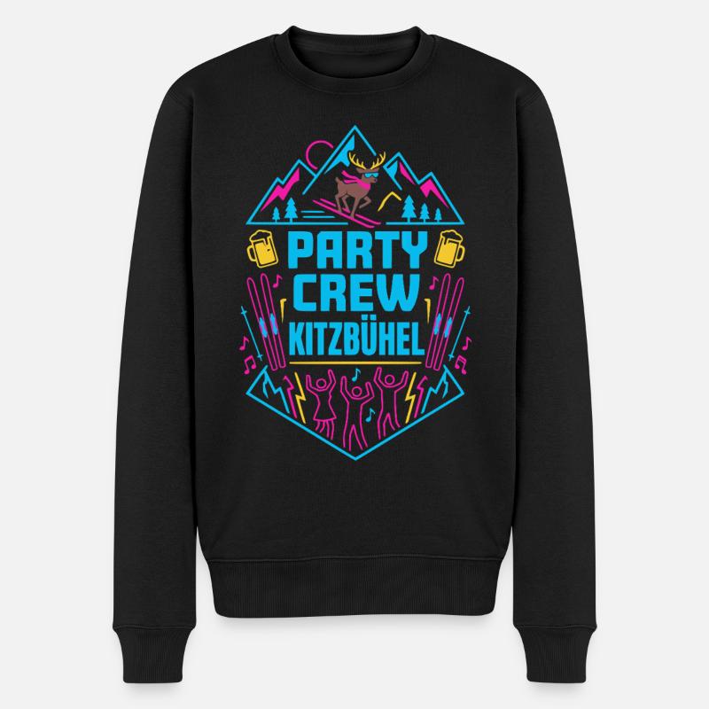 Kitzbühel Apres Ski Party - Männer Premium Bio Pullover - Schwarz