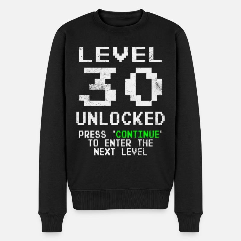 Niveau 30 débloqué - Pull Premium bio Homme - noir