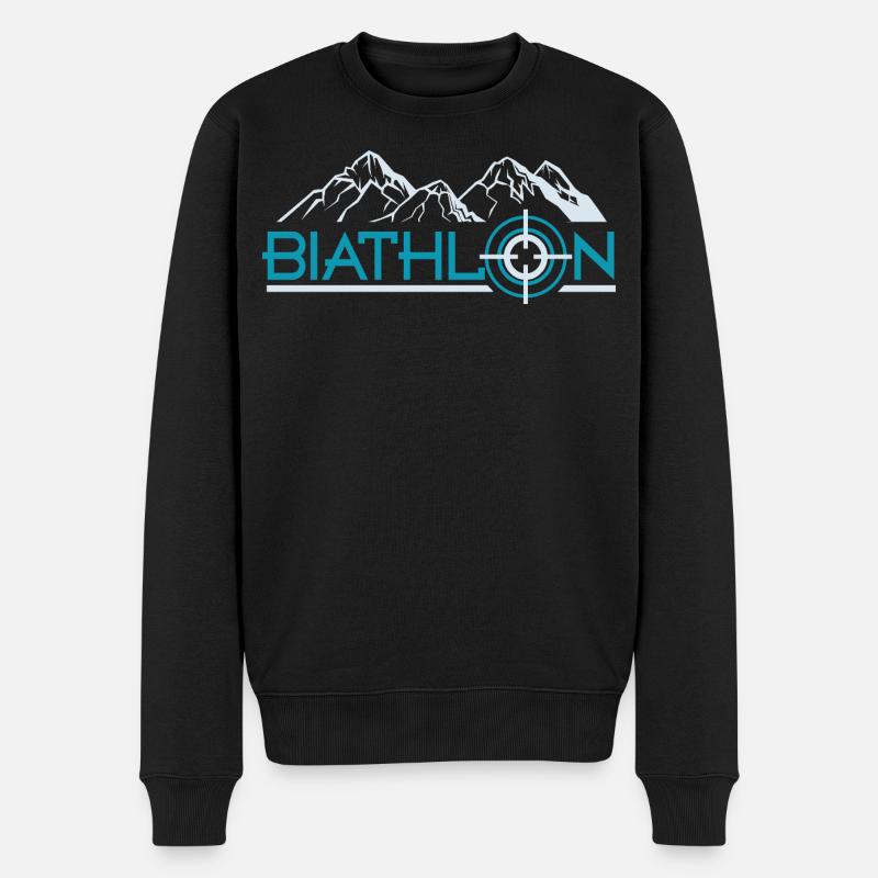biathlon - Pull Premium bio Homme - noir