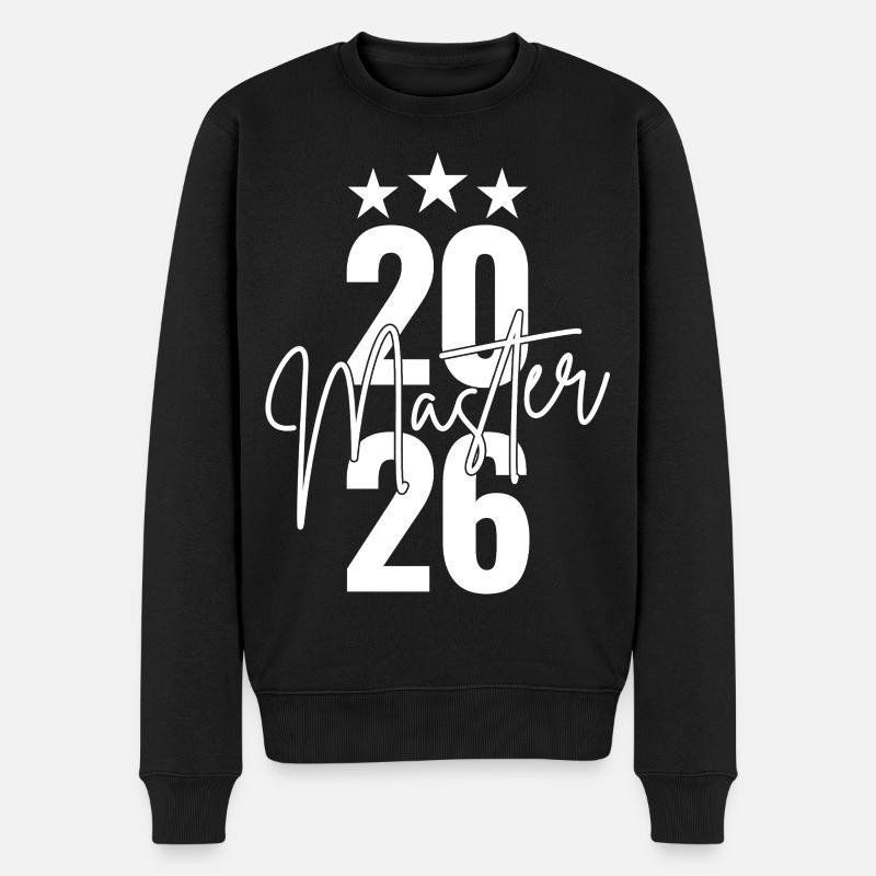 Master 2026 - Männer Premium Bio Pullover - Schwarz