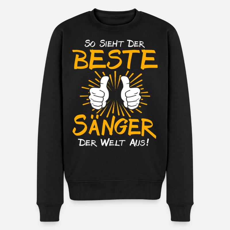 Idée cadeau pour chanteuse - Pull Premium bio Homme - noir