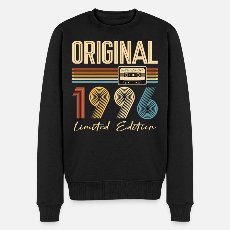 30. Geburtstag 30 Jahre Original 1996 - Männer Premium Bio Pullover - Schwarz