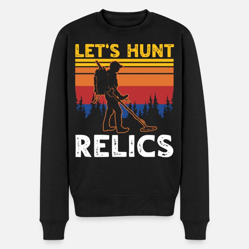 Sondes Chercheuses de Reliques - Pull Premium bio Homme - noir