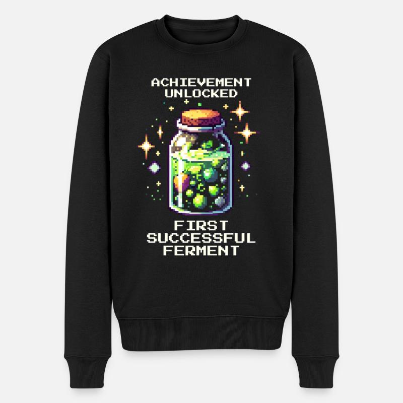 Fermentation réussie | Fermentation et stockage - Pull Premium bio Homme - noir