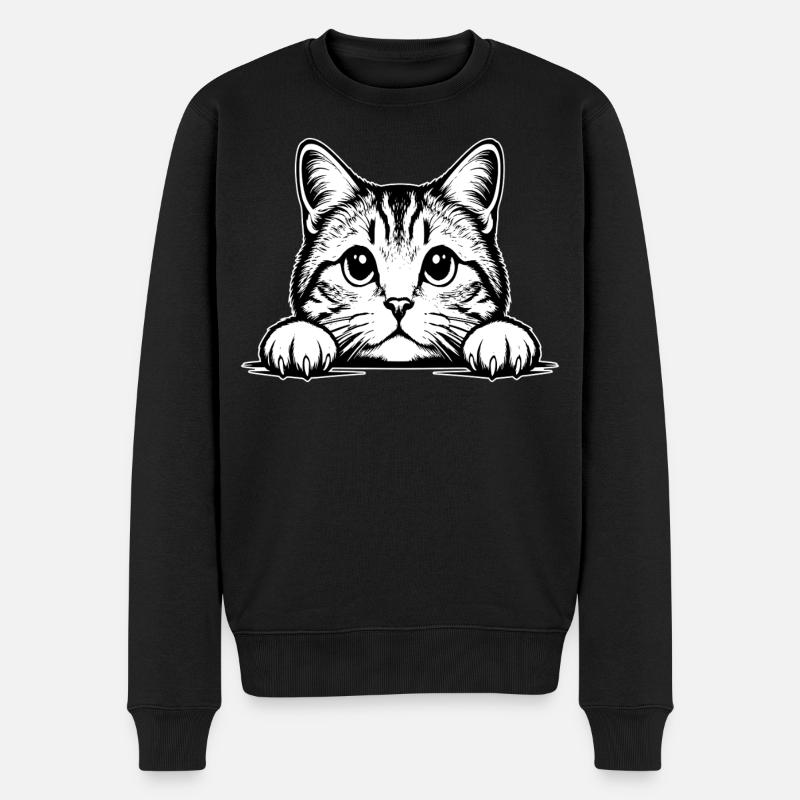 Chat Straigh écossais - Pull Premium bio Homme - noir